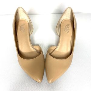 Franco Sarto Faux Leather Slide Wedge, size 11M